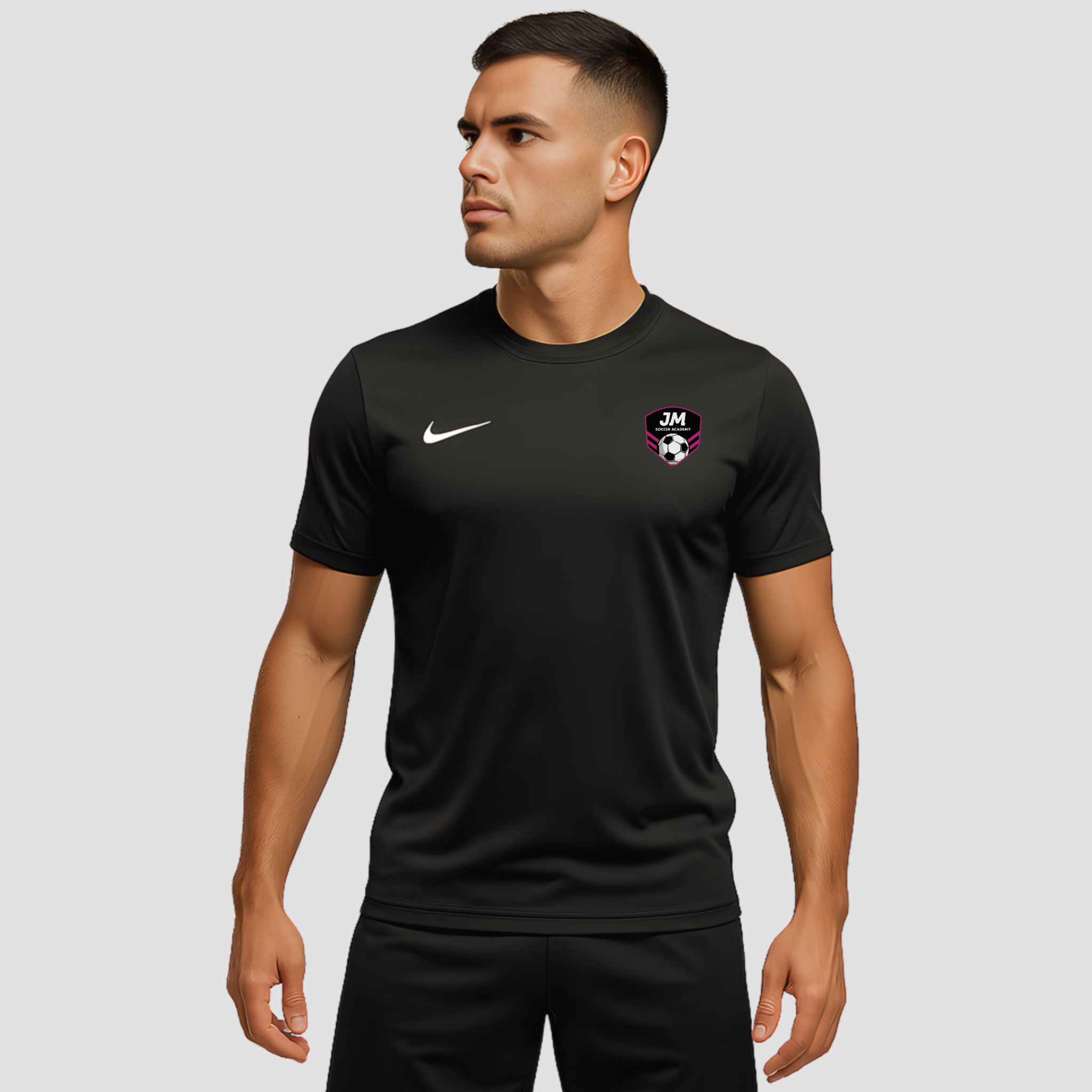 JM Academy Short Sleeve Black Jersey