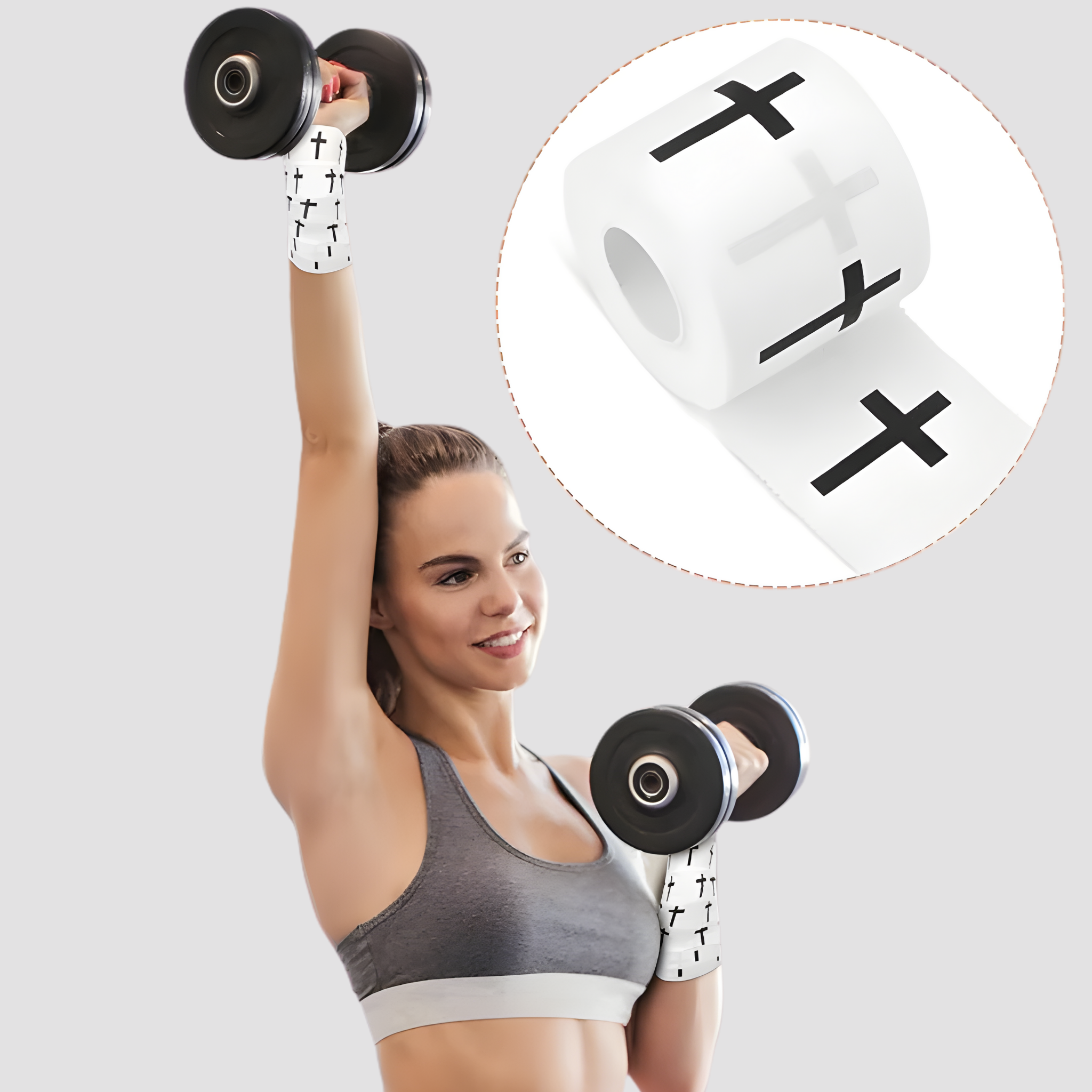 Cotton Zinc Oxide White Athletic Tape